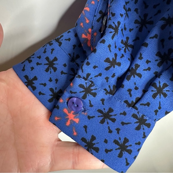 Maeve Anthropologie Eva Wrap Blouse Size 12 - Picture 8 of 11